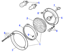 Load image into Gallery viewer, 607206 Land Rover Headlight Seal for Range Rover Classic