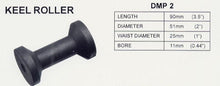 Load image into Gallery viewer, J Price Rubber Boat Trailer DMP 2 Keel Roller