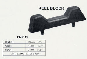 J Price Rubber Boat Trailer DMP 15 Keel Block