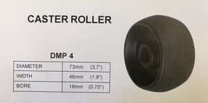 J Price Rubber Boat Trailer DMP 4 Caster Roller